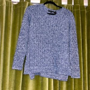 Jeanne Pierre Size L blue knitted sweater